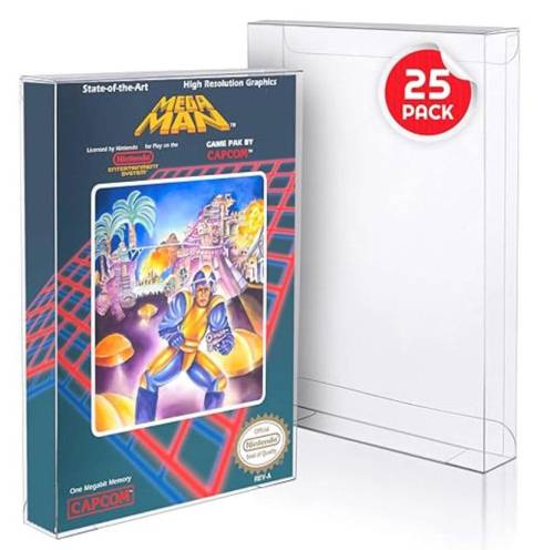Evoretro - EVORETRO - NES Game box PET Protectors 25 piece