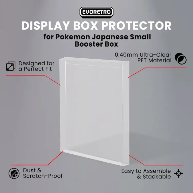 Evoretro - EVORETRO - PET Protector For Retail Unit Booster 10pc