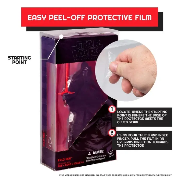 Evoretro - EVORETRO - PET Protector For Black Series 15cm Action Figure 10pc