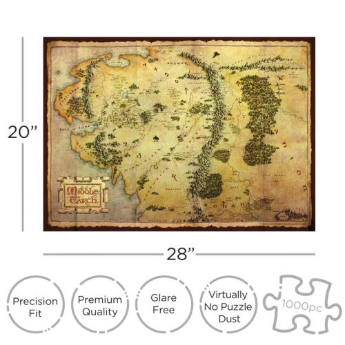 Aquarius - THE HOBBIT - Map - Puzzle 1000P