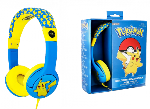 OTL - POKEMON - HeadPhones OTL 3-7 Kids 85db - Pikachu