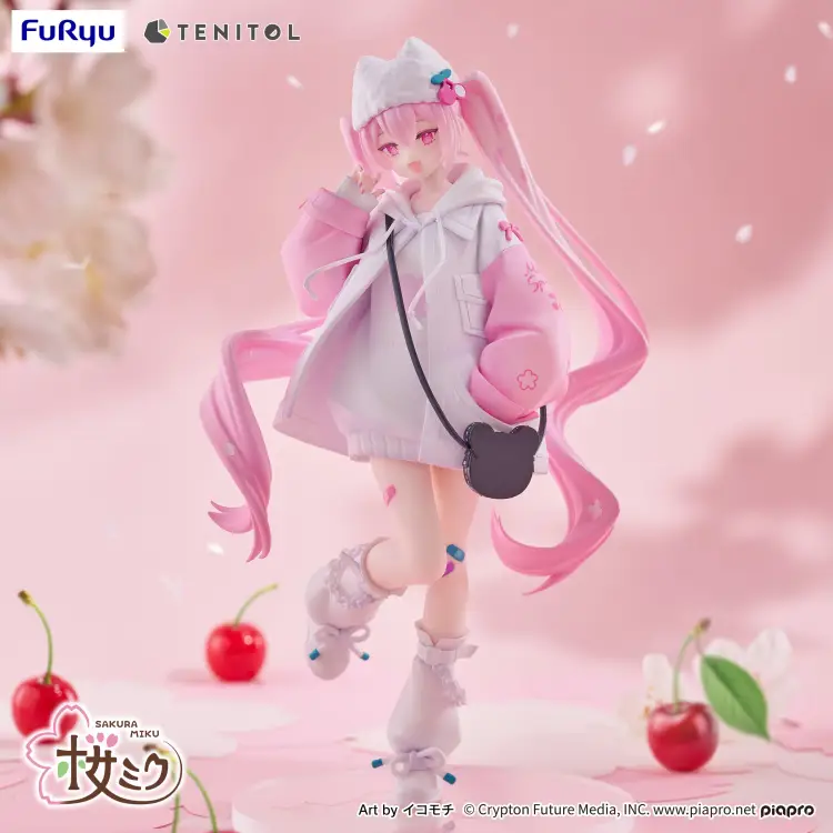 Furyu - HATSUNE MIKU - Sakura Miku - Statue Tenitol 19cm