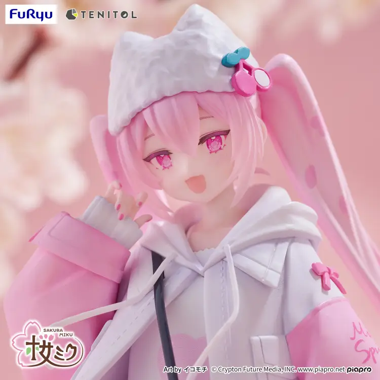 Furyu - HATSUNE MIKU - Sakura Miku - Statue Tenitol 19cm