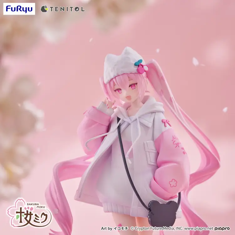 Furyu - HATSUNE MIKU - Sakura Miku - Statue Tenitol 19cm
