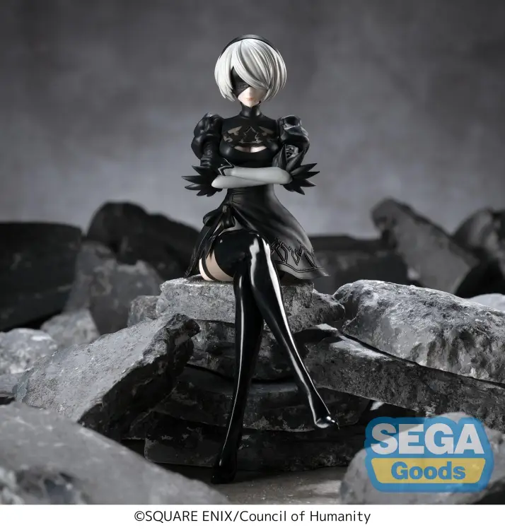 Sega Goods - NIER AUTOMATA VER 1.1A - 2B - Statue PM Perching 13cm