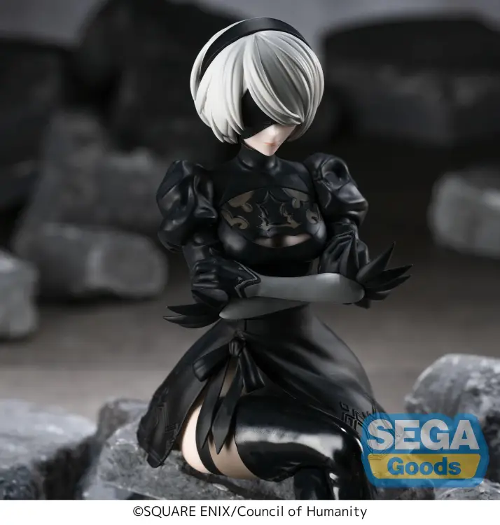 Sega Goods - NIER AUTOMATA VER 1.1A - 2B - Statue PM Perching 13cm