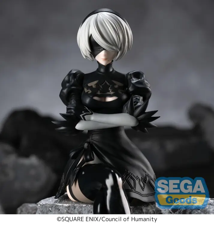 Sega Goods - NIER AUTOMATA VER 1.1A - 2B - Statue PM Perching 13cm
