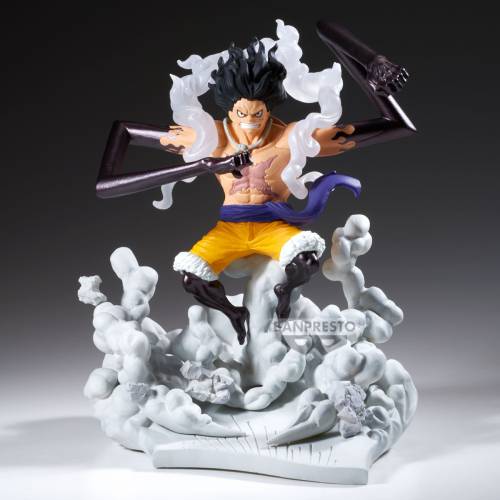 Banpresto - ONE PIECE - Monkey D. Luffy Gear 4 - Figure Senkozekkei 15cm