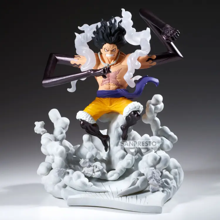 Banpresto - ONE PIECE - Monkey D. Luffy Gear 4 - Figure Senkozekkei 15cm