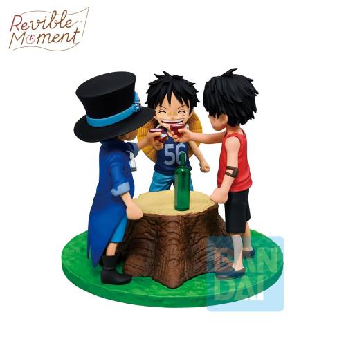 Banpresto - ONE PIECE - Ace & Sabo & Luffy - Figure Dramatic Memories 10cm