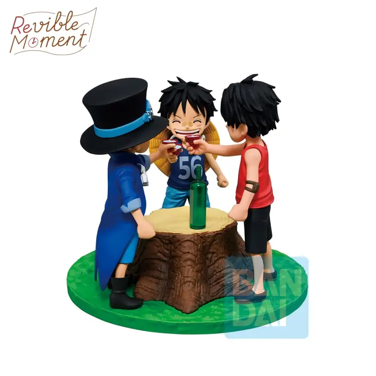 Banpresto - ONE PIECE - Ace & Sabo & Luffy - Figure Dramatic Memories 10cm