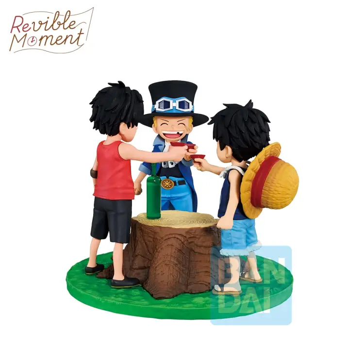 Banpresto - ONE PIECE - Ace & Sabo & Luffy - Figure Dramatic Memories 10cm