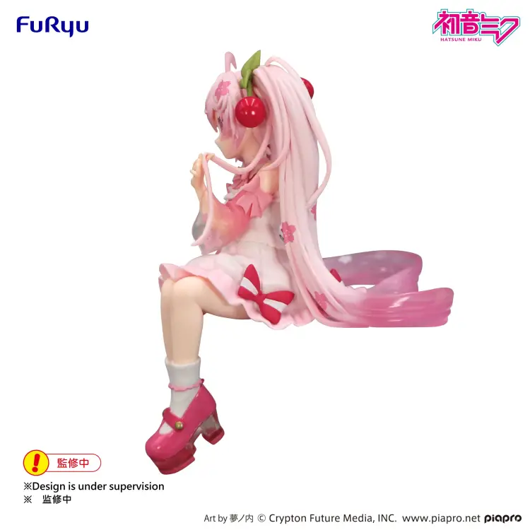 Furyu - HATSUNE MIKU - Sakura Miku 2025 "Wink" - Statue Noodle Stopper 14cm