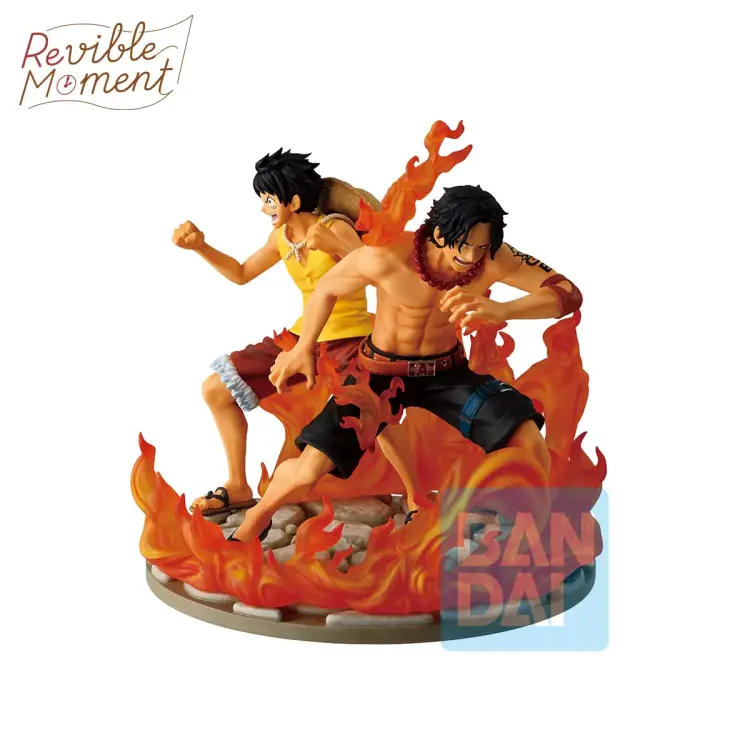 Banpresto - ONE PIECE - Ace & Luffy - Figure Dramatic Memories 15cm