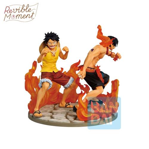 Banpresto - ONE PIECE - Ace & Luffy - Figure Dramatic Memories 15cm