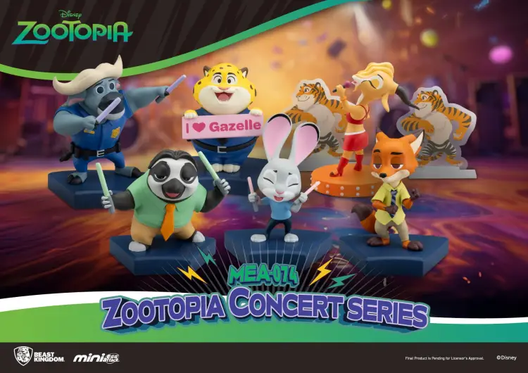 Beast Kingdom - ZOOTOPIA - Concert Series - Set 6 Figurine Blind Box 8cm
