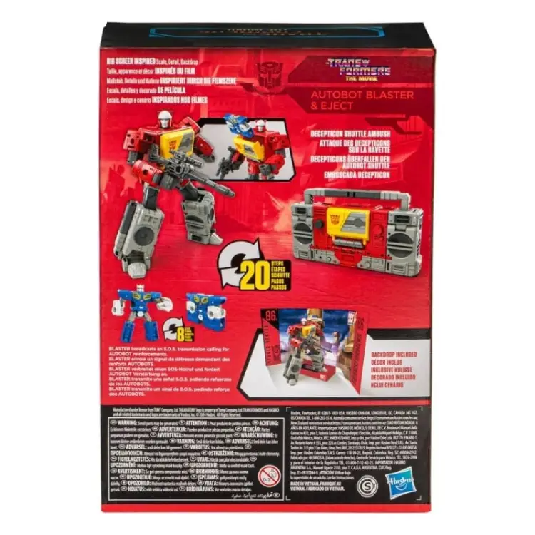 Hasbro - TRANSFORMERS - Autobot Blaster - Figure Studio Series Voyager 14cm