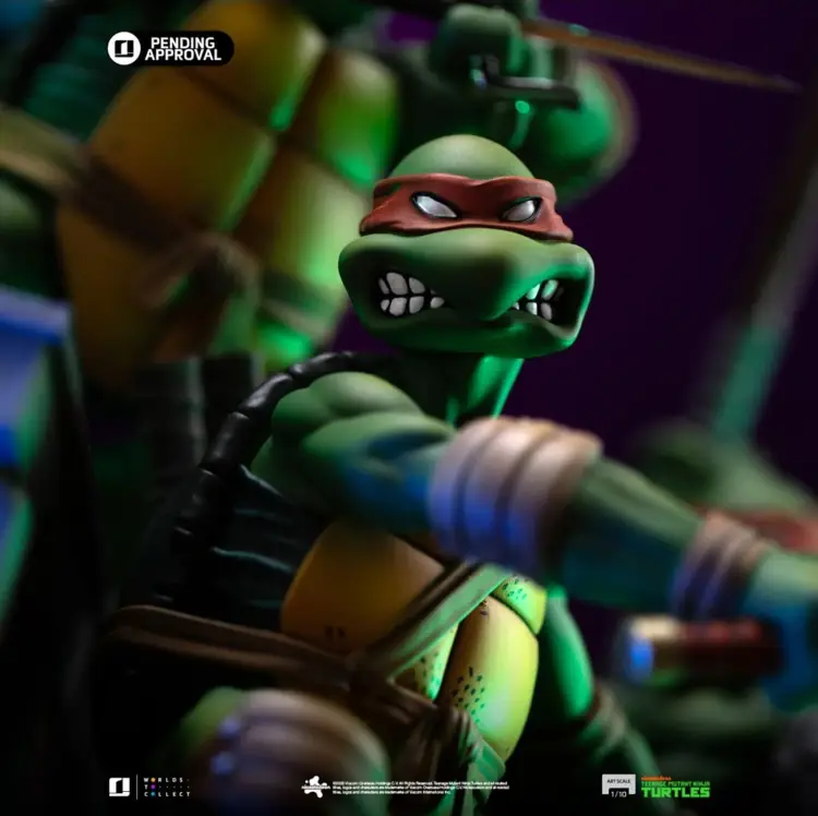 Iron Studios - TMNT - TMNT 1St cover set - Statue Deluxe Art Scale 1/10 24cm