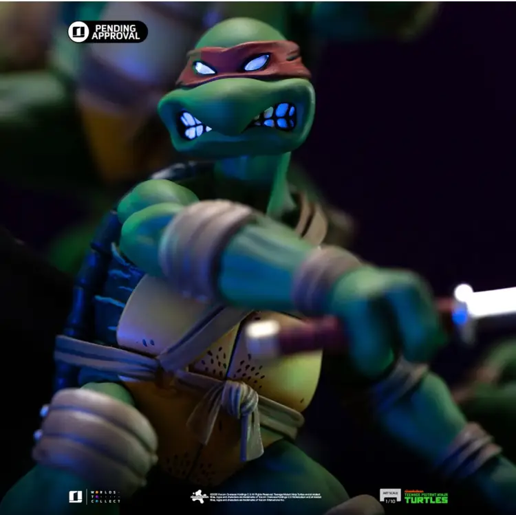Iron Studios - TMNT - TMNT 1St cover set - Statue Deluxe Art Scale 1/10 24cm