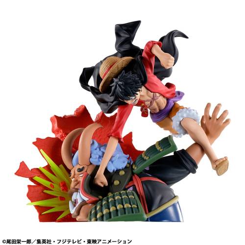 Megahouse - ONE PIECE - Logbox Re Birth Wano Kuni - 4 Statue Set Petitrama 9cm