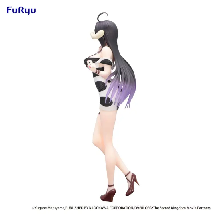Furyu - OVERLORD - Albedo Mini Dress Cow Trio Try It - Statue 21cm