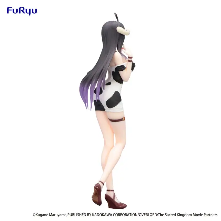 Furyu - OVERLORD - Albedo Mini Dress Cow Trio Try It - Statue 21cm