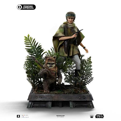 Iron Studios - STAR WARS 6 - Leia & Wicket - Statue Art Scale 1/10 20.1cm
