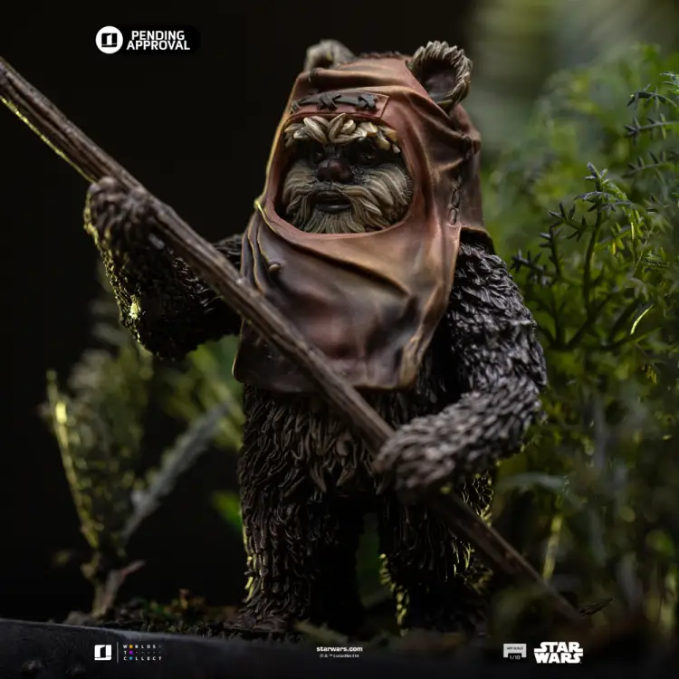 Iron Studios - STAR WARS 6 - Leia & Wicket - Statue Art Scale 1/10 20.1cm