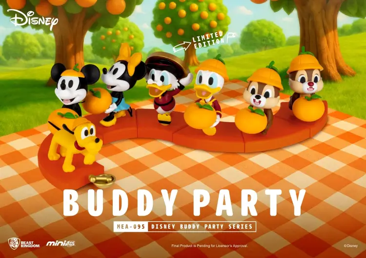 Beast Kingdom - DISNEY - Buddy Party series - Set 6 Figurine Blind Box 8.6cm