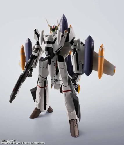 Bandai Tamashii Nations - MACROSS - VF-0S Phoenix (QF-2200D-B Ghost) - Figure Hi-Metal R 14cm