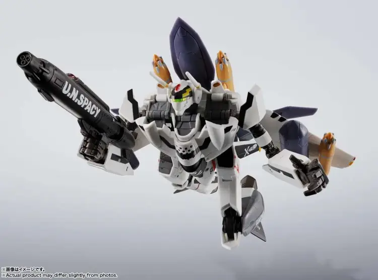 Bandai Tamashii Nations - MACROSS - VF-0S Phoenix (QF-2200D-B Ghost) - Figure Hi-Metal R 14cm