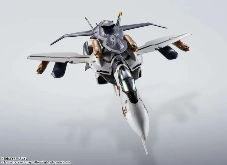 Bandai Tamashii Nations - MACROSS - VF-0S Phoenix (QF-2200D-B Ghost) - Figure Hi-Metal R 14cm