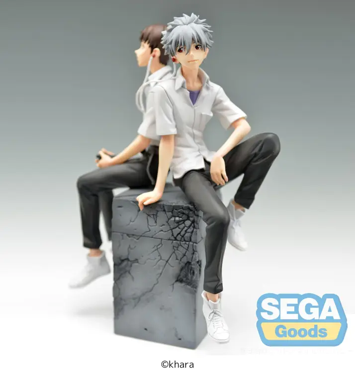 Sega Goods - EVANGELION - Shinji & Kaworu "Kaworu Version" - Figure Vignetteum 17cm