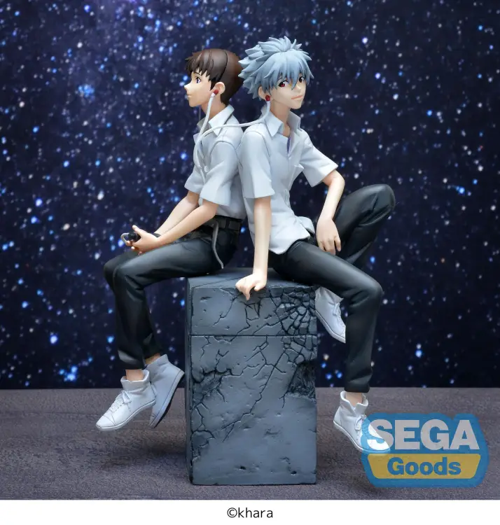 Sega Goods - EVANGELION - Shinji & Kaworu "Kaworu Version" - Figure Vignetteum 17cm