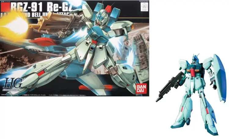 Bandai Model Kit - GUNDAM - HGUC 1/144 Re-GZ RGZ-91 - Model Kit