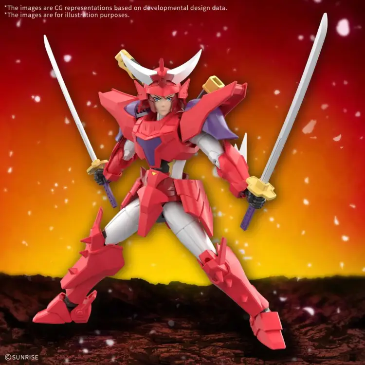 Bandai Model Kit - 30MF - Yoroi-Shinden Samurai Troopers (Ronin Warriors) - Model Kit