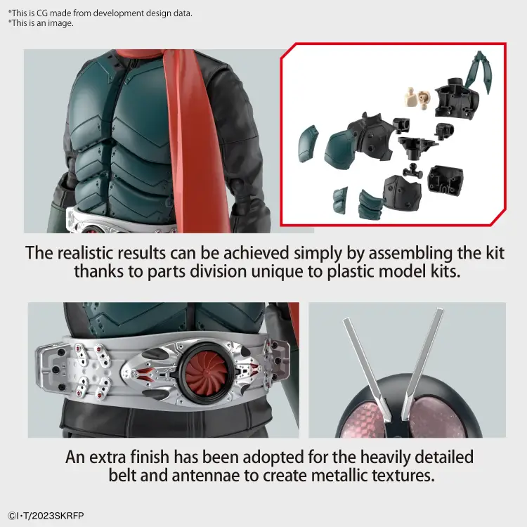 Bandai Model Kit - KAMEN RIDER - Figure-Rise Standard (Shin Kamen Rider) - Model Kit