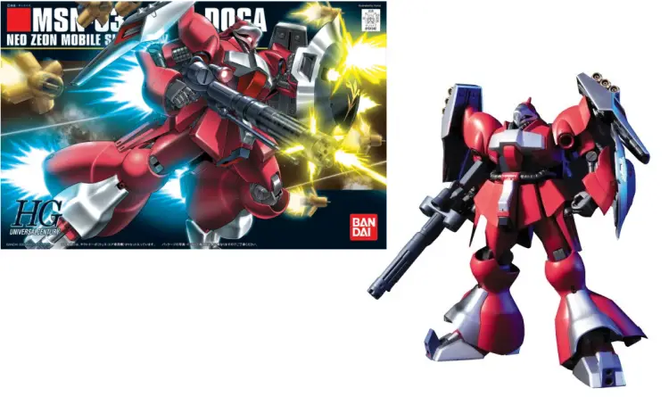 Bandai Model Kit - GUNDAM - HGUC 1/144 Jagd Doga (quess) Neo Zeon - Model Kit