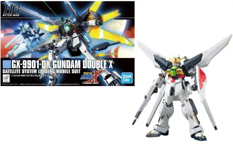 Bandai Model Kit - GUNDAM - 1/144 HGAW Gundam Double X - Model Kit 13cm