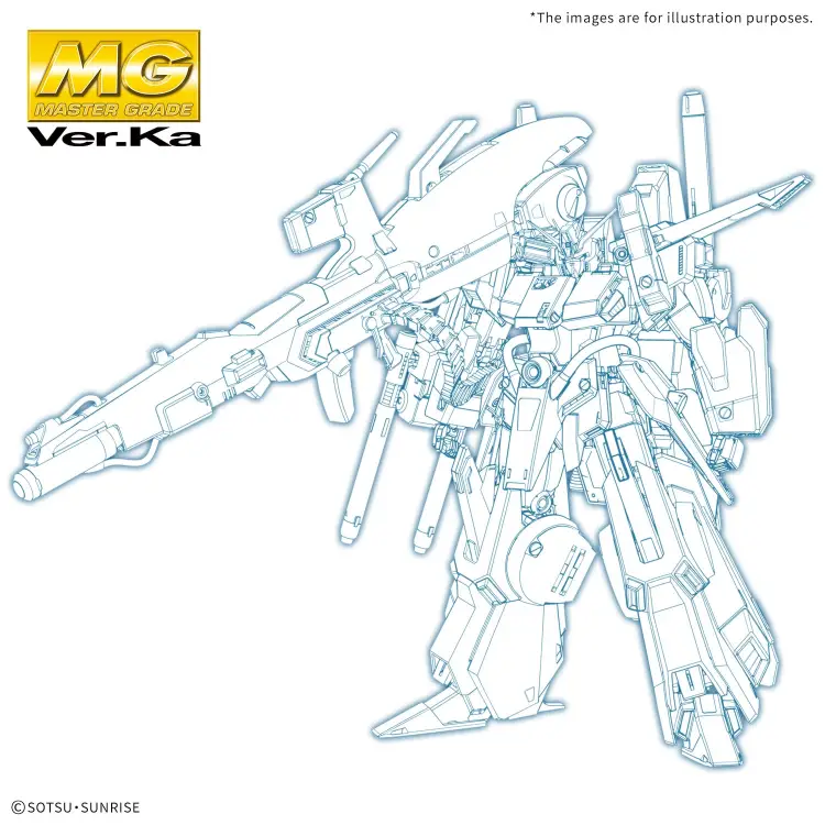 Bandai Model Kit - GUNDAM - MG 1/100 Full Armor ZZ Gundam Ver. Ka - Model Kit