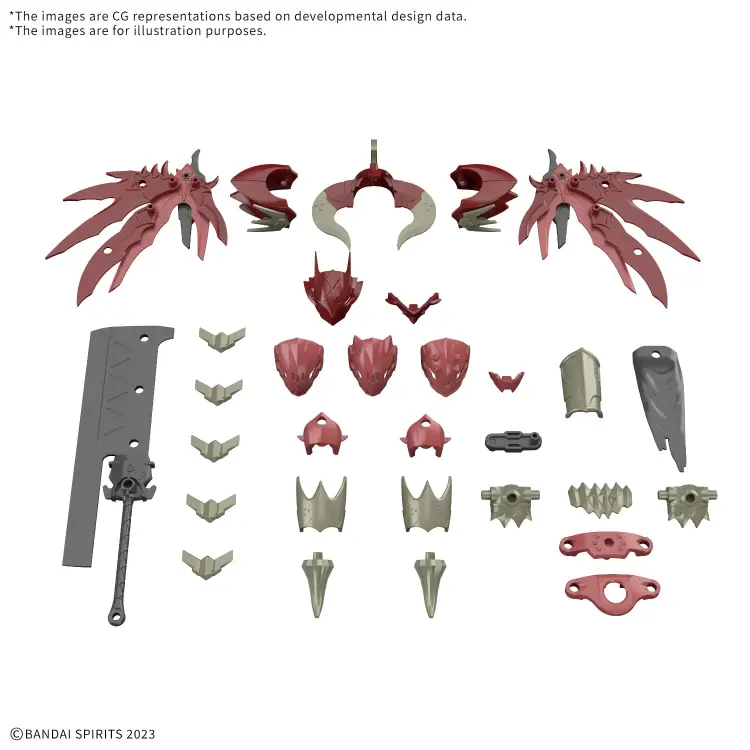 Bandai Model Kit - 30MF - Class up armor (Dragonia Lord) - Model Kit