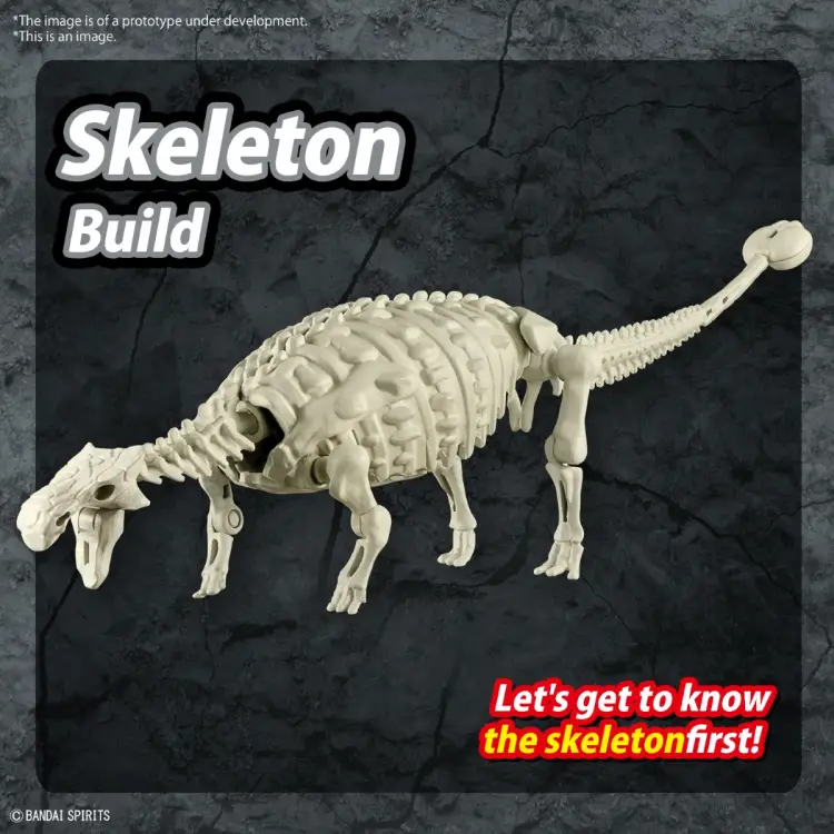 Bandai Model Kit - PLANNOSAURUS - Plannosaurus Ankylosaurus - Model Kit
