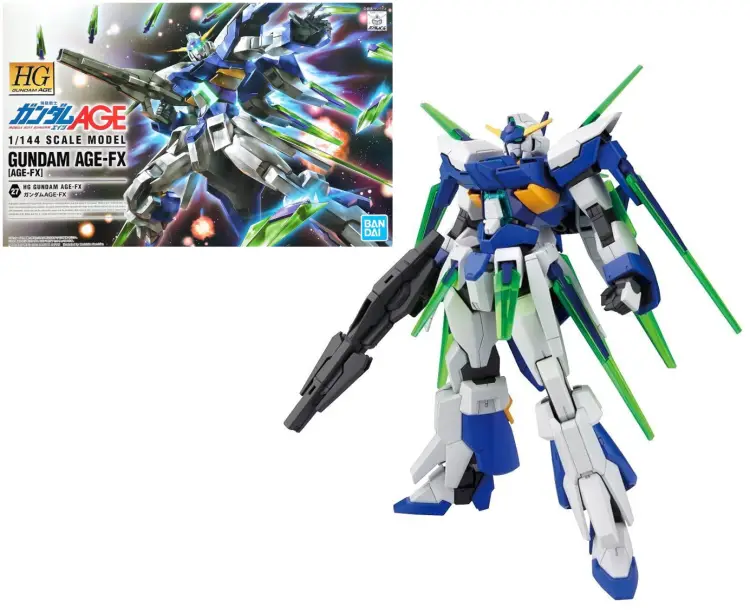 Bandai Model Kit - GUNDAM - HG 1/144 Gundam Age-FX (AGE-FX) - Model Kit