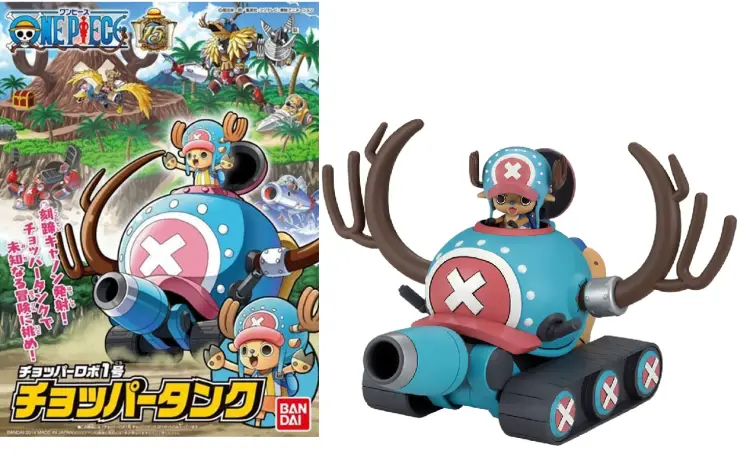 Bandai Model Kit - ONE PIECE - Model Kit - Chopper Robo Tank - 10 CM