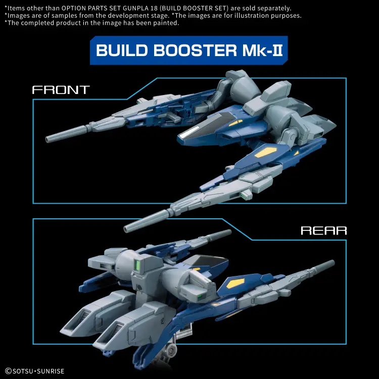 Bandai Model Kit - GUNDAM - Option parts set Gunpla 18 (Build booster set) - Model Kit