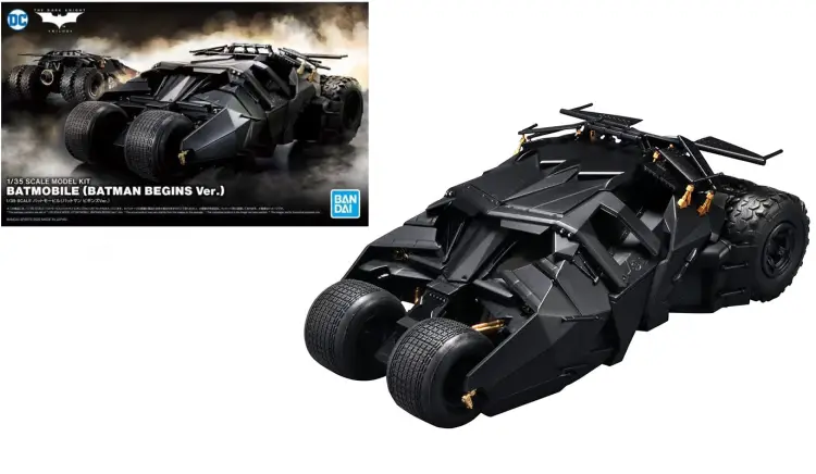 Bandai Model Kit - DC COMICS - Batman 1/35 Batmobile (Batman Begins) - Model Kit