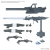 Bandai Model Kit - GUNDAM - Option Parts Set Gunpla 12 (Large Railgun) - Model Kit