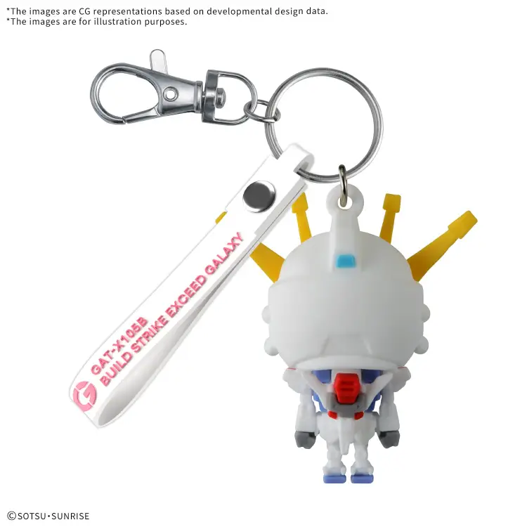 Bandai Model Kit - GUNDAM - Build STPLA-KUN - 3D Rubber Mascot Keychain