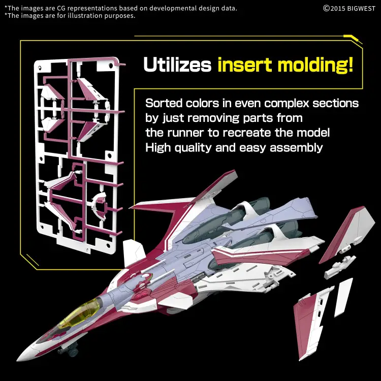 Bandai Model Kit - MACROSS - HG 1/100 VF-31C Siegfried (Farina Jenius) Deluxe - Model Kit