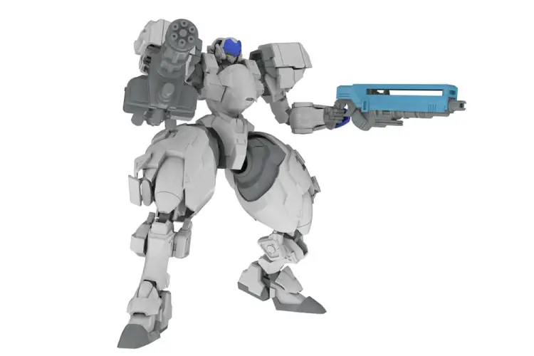 Max Factory - POWERDOLLS - 1/48 X-4 + C - Model Kit 13cm